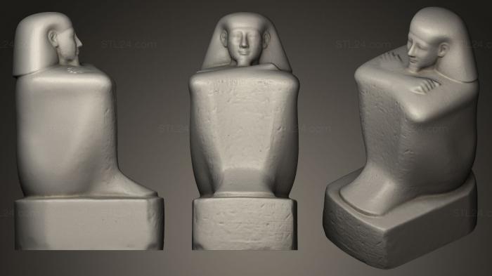 Статуэтки и статуи разные (Сеннефер, STKR_0033) 3D модель для ЧПУ станка